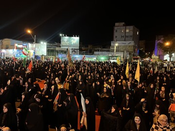 تصاویر/ نود و نهم شب از حضور مردمی در میانه در حمایت از نظام اسلامی