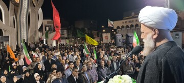 تصاویر/ نود و نهم شب از حضور مردمی در عجب شیر در حمایت از نظام اسلامی