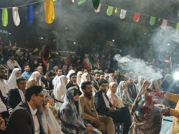 تصاویر/ صدمین اجتماع انقلابی مردمی همراه با جشن ازدواج دانشجویی در مشهدمقدس