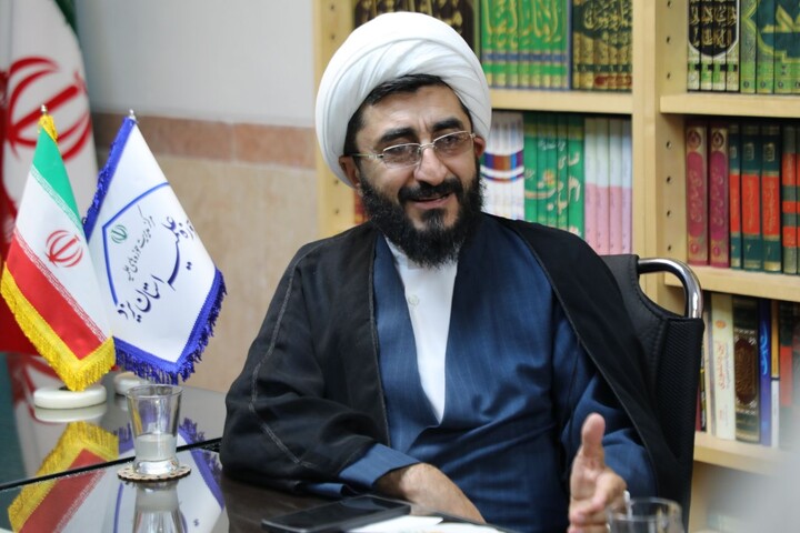 تصاویر/ جلسه اعضای قرارگاه بلاغ مبین یزد با حجت‌الاسلام والمسلمین استوار میمندی
