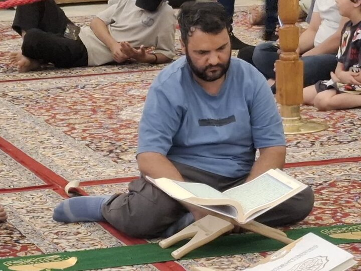 تصاویر / محفل  انس با قرآن  در حرم کاظِمَیْن عراق،