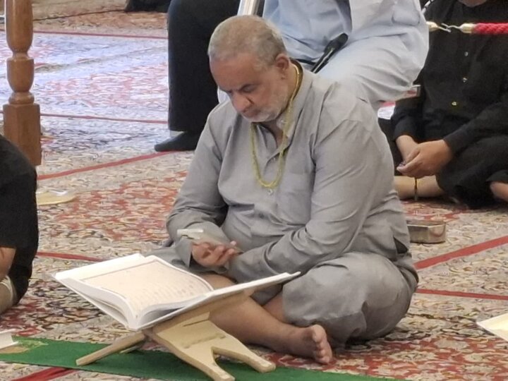 تصاویر / محفل  انس با قرآن  در حرم کاظِمَیْن عراق،