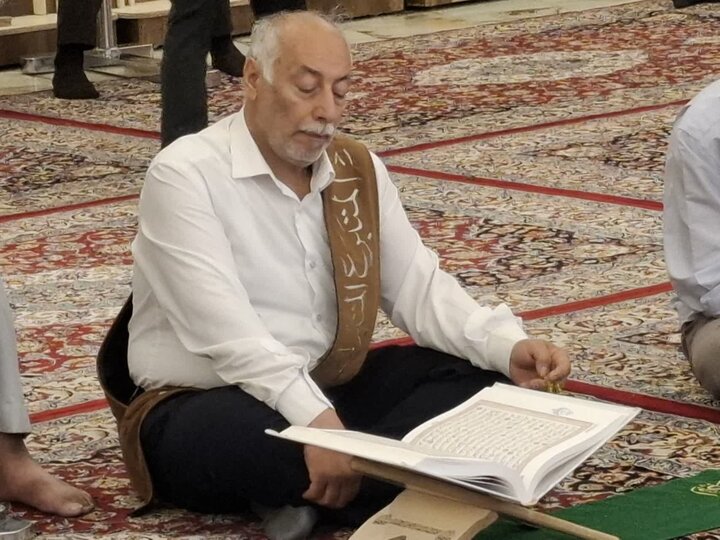 تصاویر / محفل  انس با قرآن  در حرم کاظِمَیْن عراق،