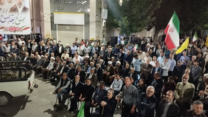 تصاویر/ نمایش مقاومت و ایستادگی در نود و نهمین شب