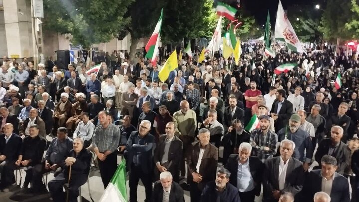 تصاویر/ نمایش مقاومت و ایستادگی در نود و نهمین شب