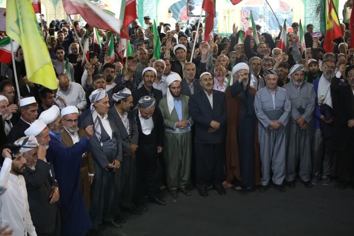 تصاویر/ نود و نهمین شب از قرار شبانه،تبلور حماسه حضور و ایستادگی مردم ولایتمدار و غیور ارومیه