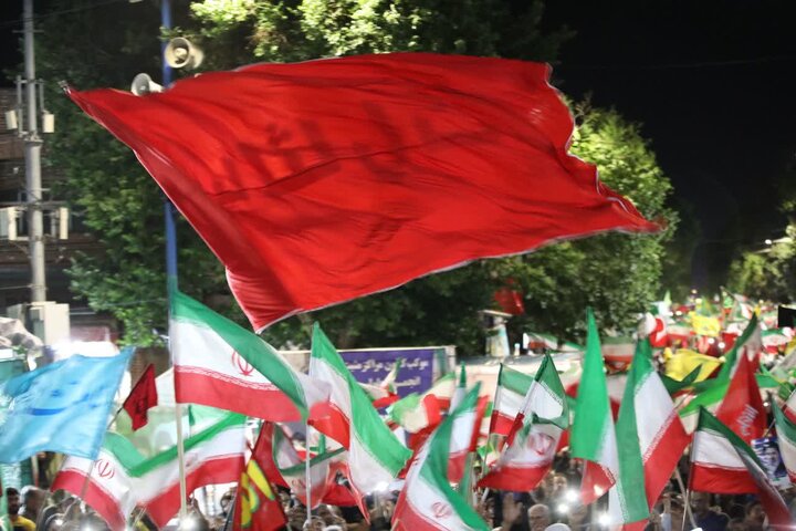تصاویر/ نود و نهمین شب از قرار شبانه،تبلور حماسه حضور و ایستادگی مردم ولایتمدار و غیور ارومیه