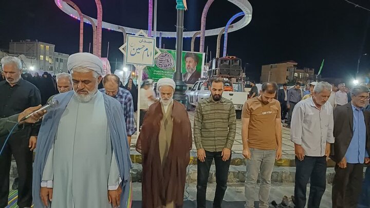 تصاویر/نود و نهمین شب حضور مردم زرندیه در میدان
