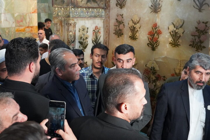 وزیر کشور پاکستان زائر حرم کریمه اهل‌بیت (س) شد