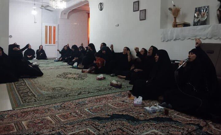 تصاویر/ دیدار کادر مدرسه علمیه خواهران دلوار با خانواده شهید کریمی