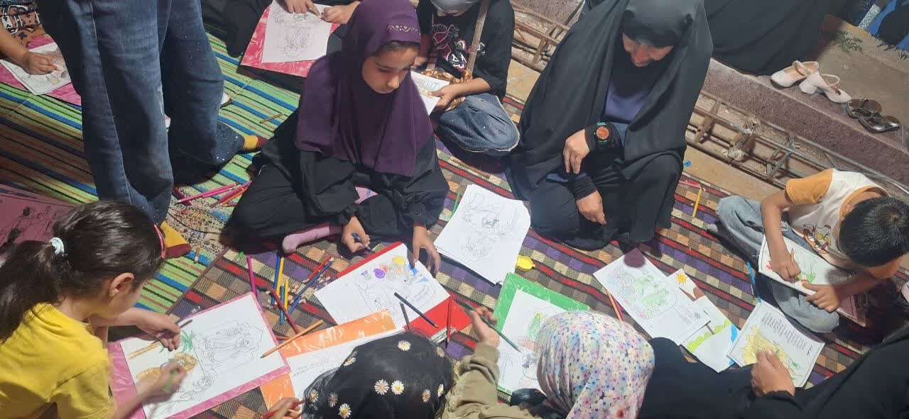 برپایی موکب فرهنگی طلاب خواهر در نورآباد ممسنی فارس
