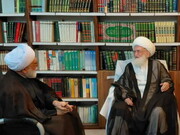 آیت اللہ العظمیٰ نوری ہمدانی سے متولیِ آستانِ قدس رضوی کی ملاقات