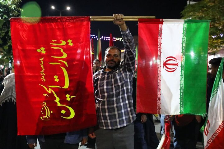 تصاویر / اجتماع مردمی «شب‌های اقتدار» مردم انقلابی شهر سمنان