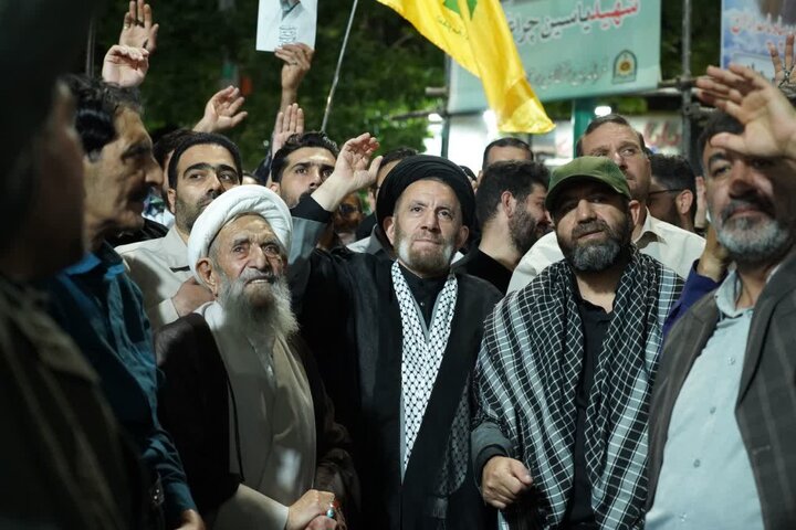 تصاویر/موج ۱۰۰ حضور باشکوه رزمندگان خیابان در حمایت از رزمندگان میدان در خرم آباد