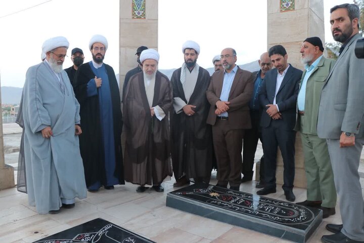 تصاویر/رونمایی از گنبد امام‌زاده سید سلطان محمد (فم) تفرش