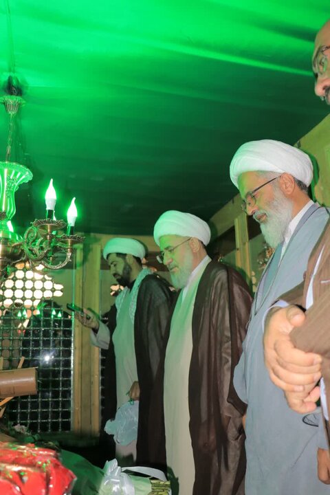 تصاویر/رونمایی از گنبد امام‌زاده سید سلطان محمد (فم) تفرش