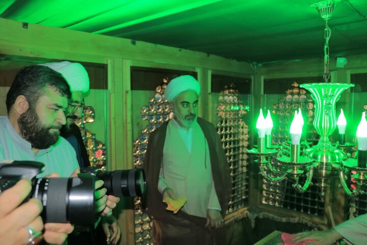تصاویر/رونمایی از گنبد امام‌زاده سید سلطان محمد (فم) تفرش