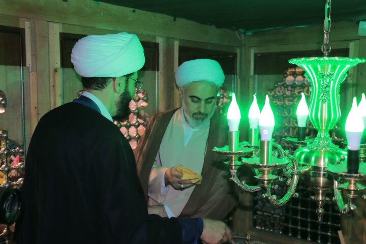 تصاویر/رونمایی از گنبد امام‌زاده سید سلطان محمد (فم) تفرش