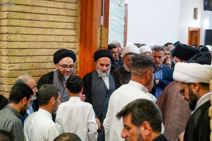 حوزة النجف تُقیم مجلس تأبين لآية الله العظمى الفياض بجوار مرقد الإمام أمير المؤمنين علي (عليه السلام)