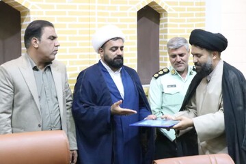 تصاویر/ تودیع معارفه مدیر اداره تبلیغات اسلامی شهرستان کوهبنان