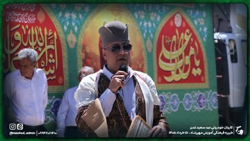 کاروان خودرویی غدیر در منطقه عشایری سلطان‌خلیل برگزار شد