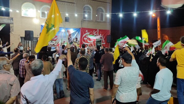 تصاویر/ صدو یکمین اجتماع بزرگ‌ شبانه مردمی سفیدشهر در لبیک به ندای رهبر معظم انقلاب