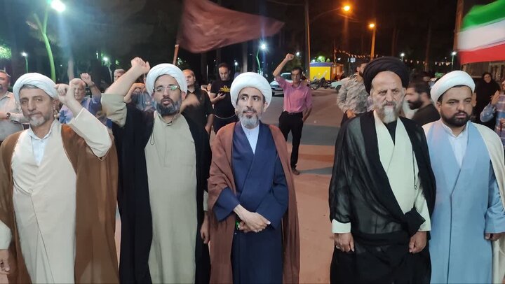 تصاویر/ صدو یکمین اجتماع بزرگ‌ شبانه مردمی سفیدشهر در لبیک به ندای رهبر معظم انقلاب