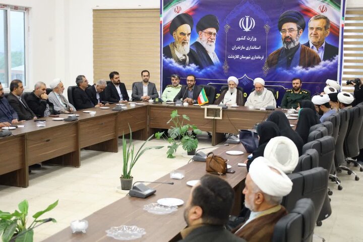 تصاویر/ نشست شورای فرهنگ عمومی کلاردشت، با حضور نماینده ولی فقیه در مازندران