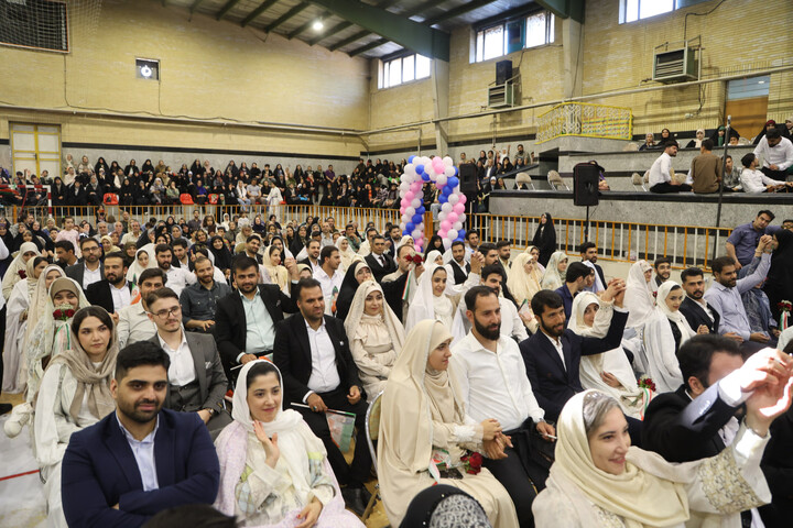 تصاویر / جشن بزرگ ازدواج دانشجویی در همدان