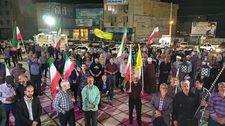 تصاویر/صد و یکمین شب حضور پرشور مردم ولایتمدار مامونیه در تجدید بیعت با آرمان‌های انقلاب