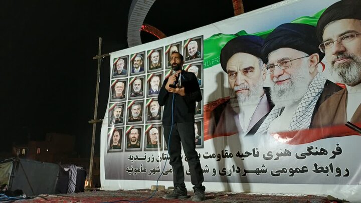 تصاویر/صد و یکمین شب حضور پرشور مردم ولایتمدار مامونیه در تجدید بیعت با آرمان‌های انقلاب