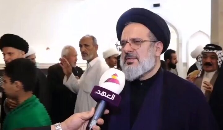 فیلم | حضور معاون بین‌الملل حوزه‌های علمیه در مراسم تشییع آیت الله العظمی اسحاق فیاض