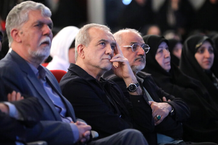 تصاویر/ آیین گرامیداشت امین ایران با حضور رئیس جمهور