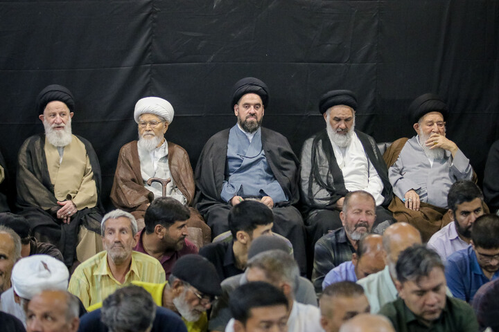 تصاویر/ مراسم بزرگداشت آیت‌الله العظمی فیاض در بیت آیت الله العظمی صافی گلپایگانی ره