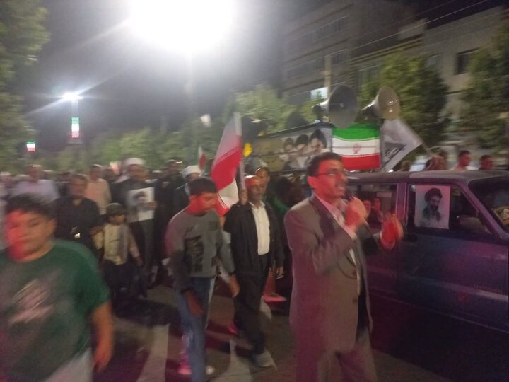 تصاویر/ ویژه برنامه «کاروان متحد مردمی و انقلابی » در کامیاران