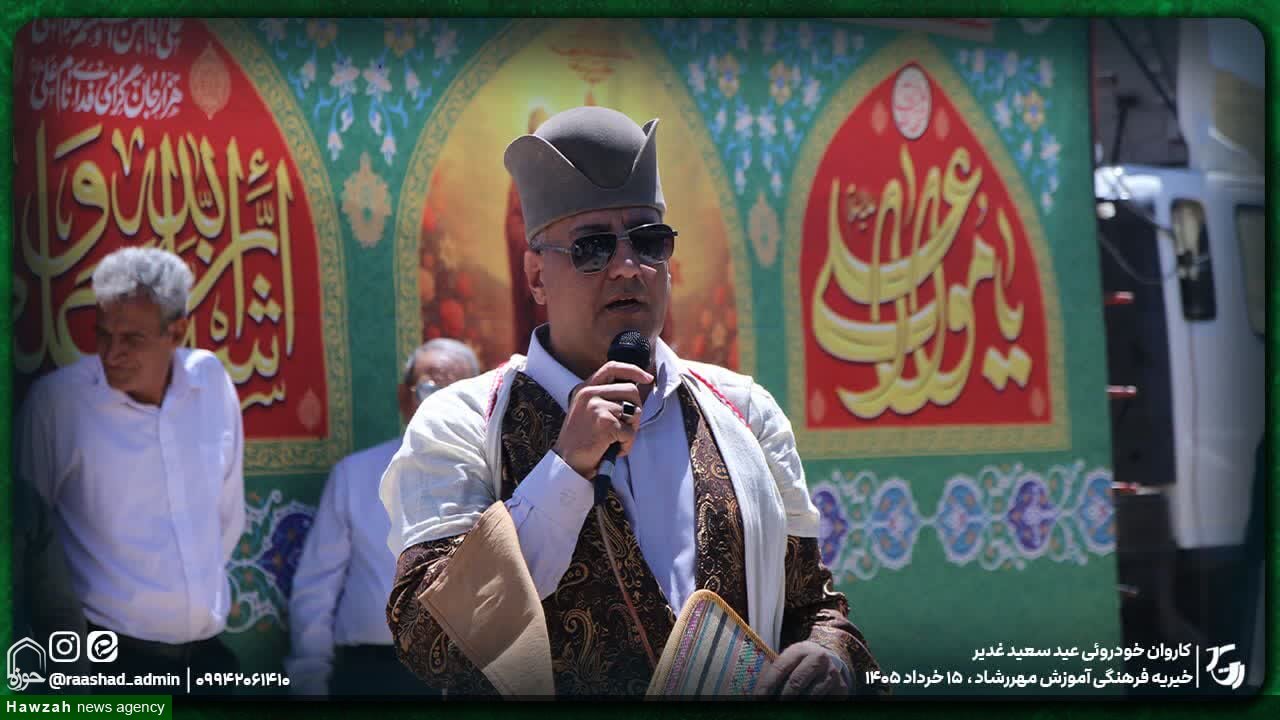 کاروان خودرویی غدیر در منطقه عشایری سلطان‌خلیل برگزار شد