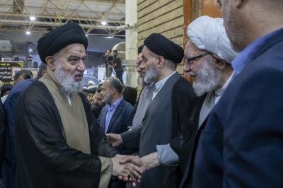 The seminary holds a memorial service for the religious authority Sheikh Al-Fayyad