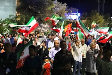 تصاویر/ اجتماعات مردمی «شب‌های اقتدار» در سمنان