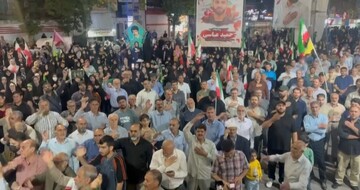 فیلم| حضور غیرتمندانه خرم آبادی ها در موج صد و دوم حماسه خیابان