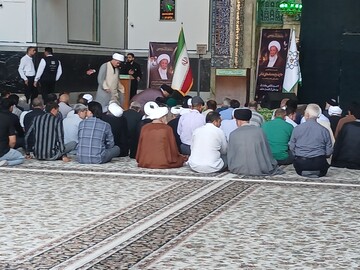 تصاویر/ مراسم بزرگداشت آیت الله العظمی فیاض در حرم مطهر رضوی