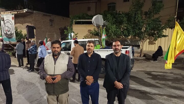 تصاویر/ صدو دومین اجتماع بزرگ‌ شبانه مردمی  نطنز در لبیک به ندای رهبر معظم انقلاب