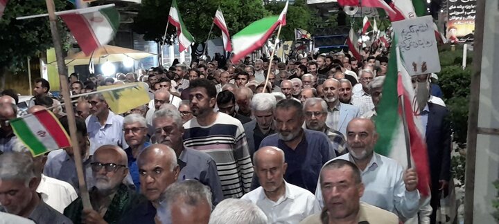 تصاویر/ راهپیمایی و تجمع مردم غیور فریدونکنار