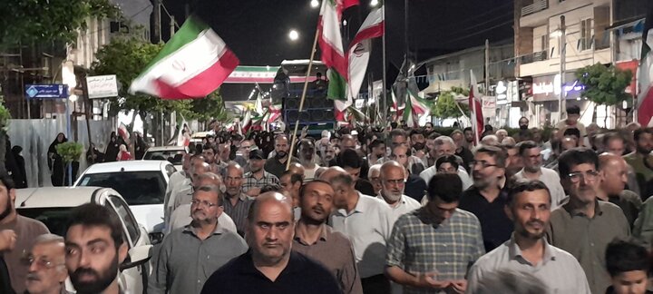 تصاویر/ راهپیمایی و تجمع مردم غیور فریدونکنار