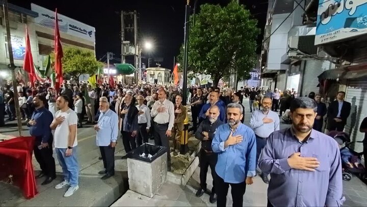 تصاویر / حضور حماسی چالوس