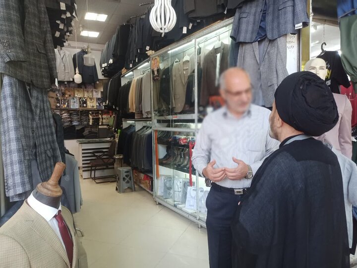 تصاویر/حضور میدانی نماینده ولی فقیه در لرستان در بازار