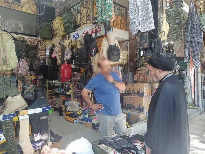 تصاویر/حضور میدانی نماینده ولی فقیه در لرستان در بازار