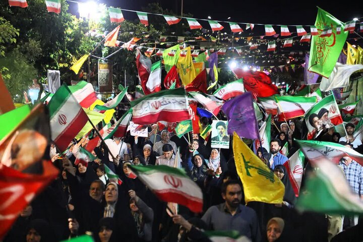 تصاویر/ اجتماعات مردمی «شب‌های اقتدار» در سمنان
