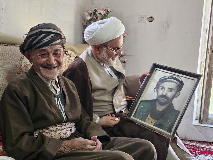 تصاویر/نماینده ولی‌فقیه در کردستان با ماموستایان بخش کلاترزان سنندج