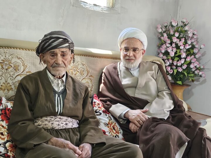 تصاویر/نماینده ولی‌فقیه در کردستان با ماموستایان بخش کلاترزان سنندج