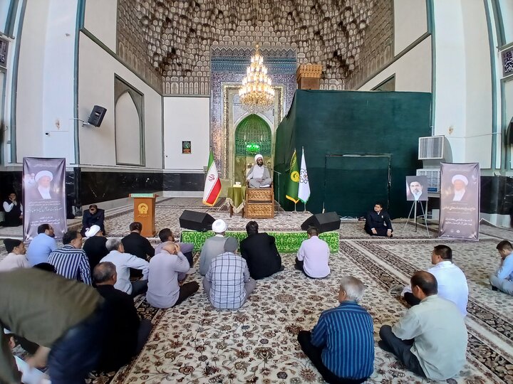 تصاویر/مراسم بزرگداشت آیت الله العظمی فیاض درحرم مطهر رضوی
